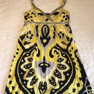 Super cute yellow and black dress